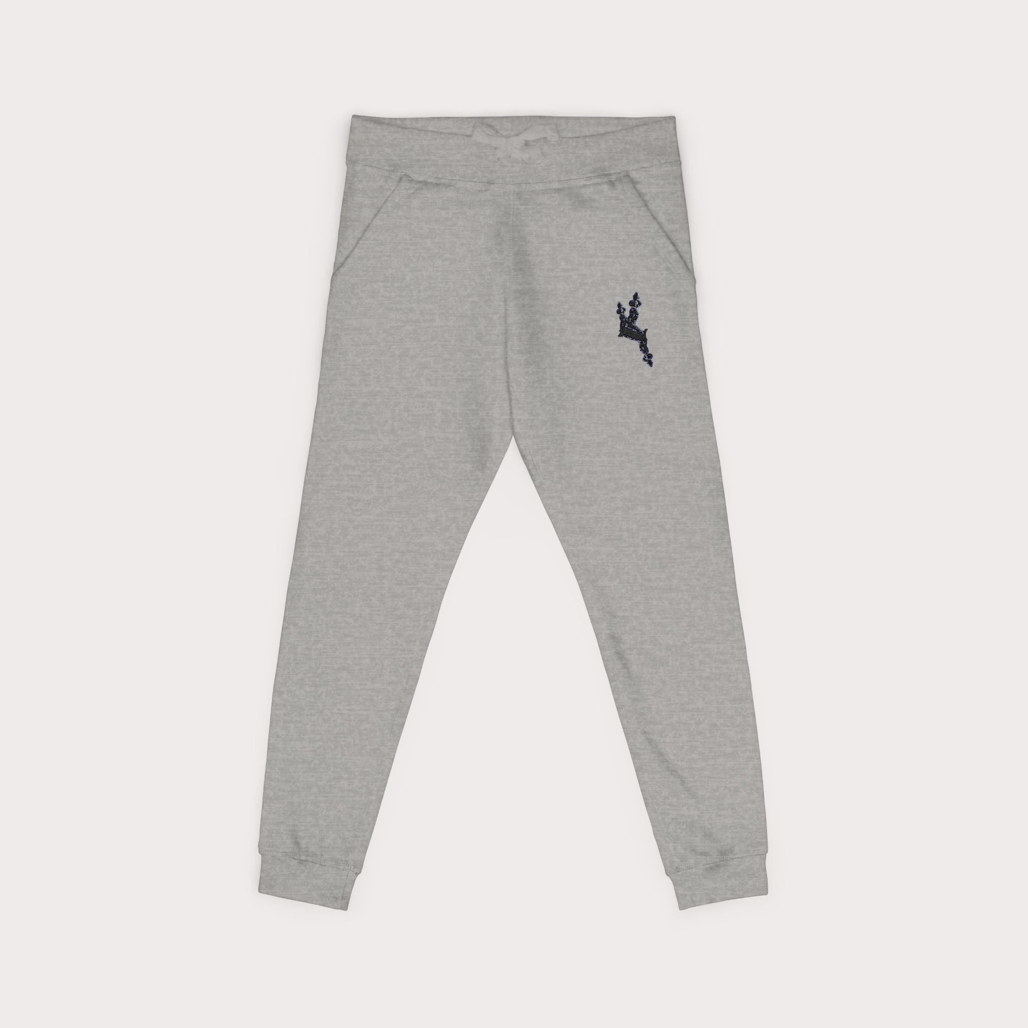 Cozy Embroidered Unisex Fleece Sweatpants - InervoX