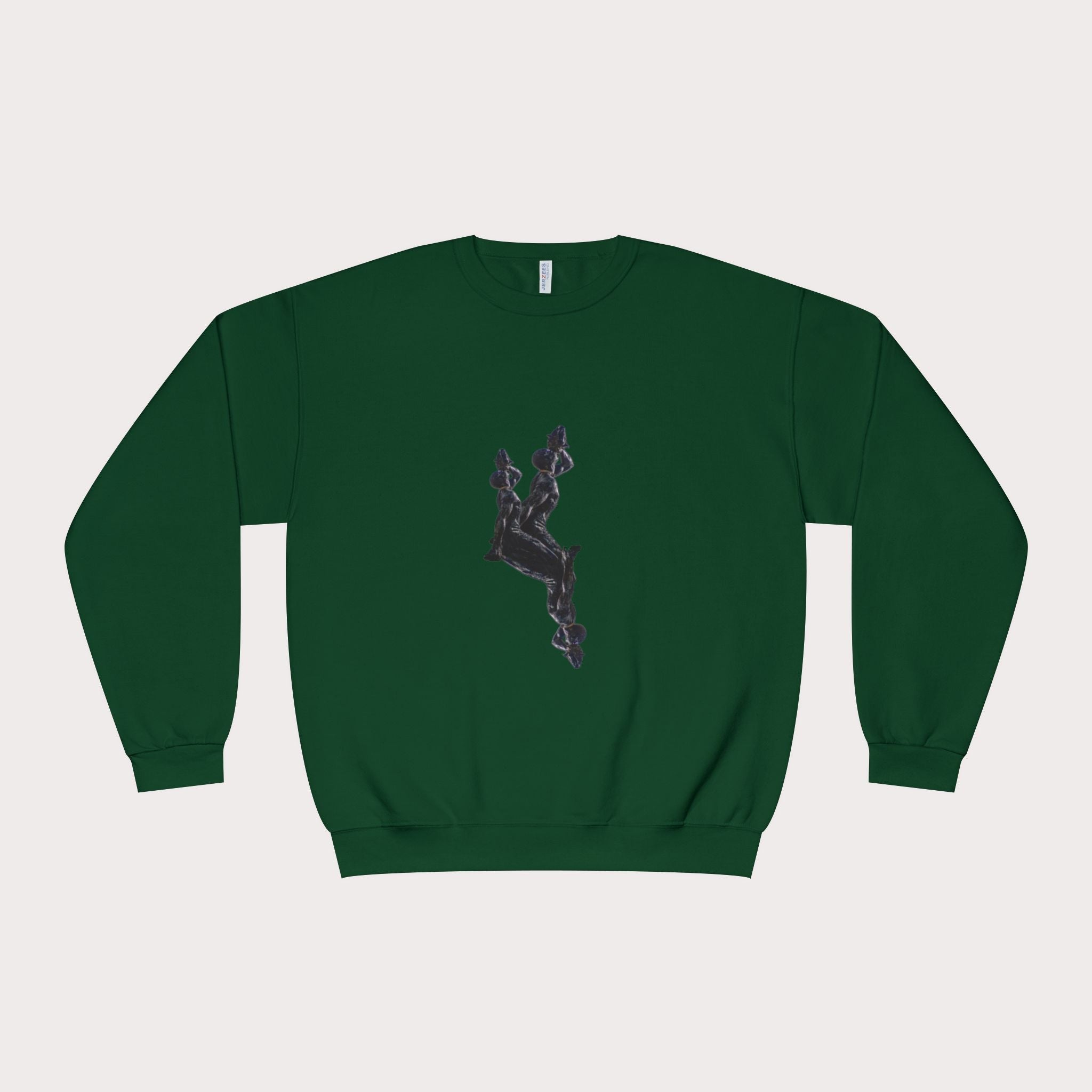Crewneck Sweatshirt - Unisex Design InervoX Neg marron - InervoX