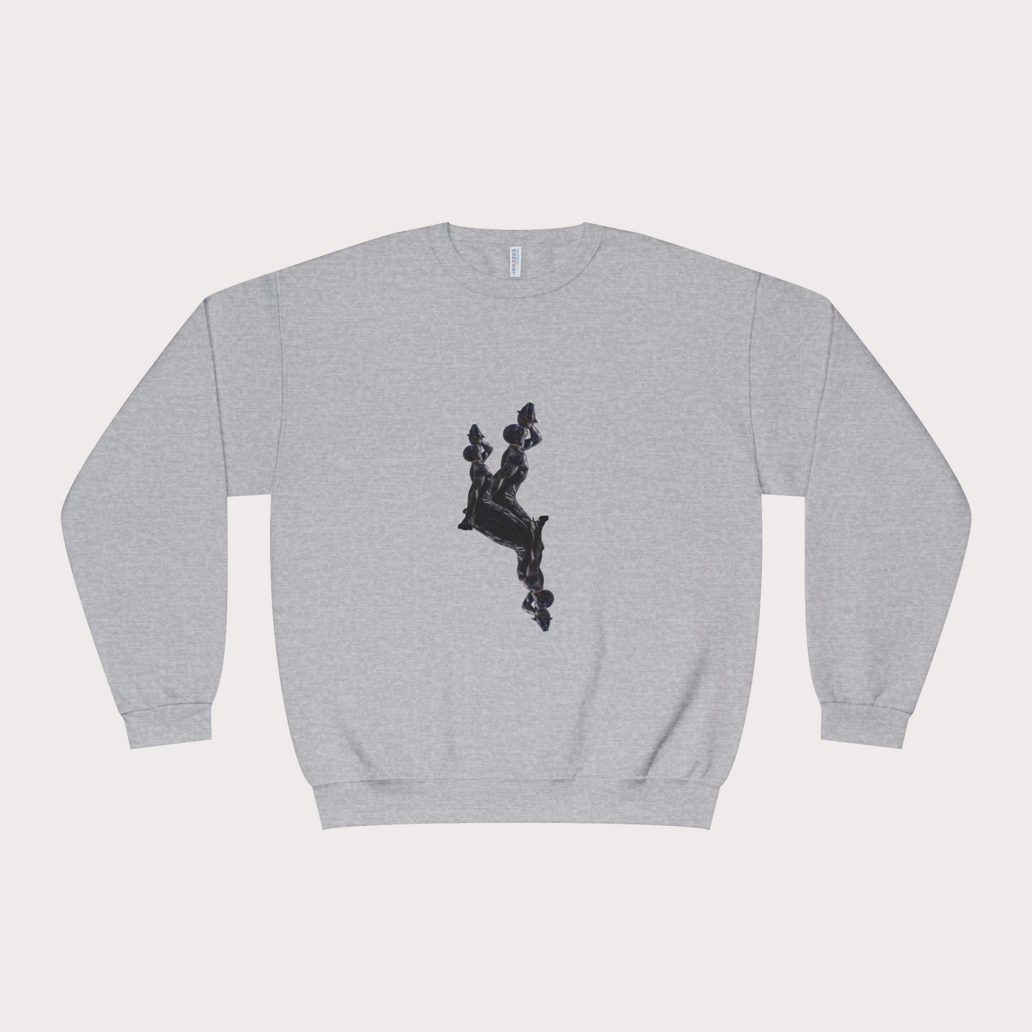 Crewneck Sweatshirt - Unisex Design InervoX Neg marron - InervoX