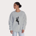 Crewneck Sweatshirt - Unisex Design InervoX Neg marron - InervoX