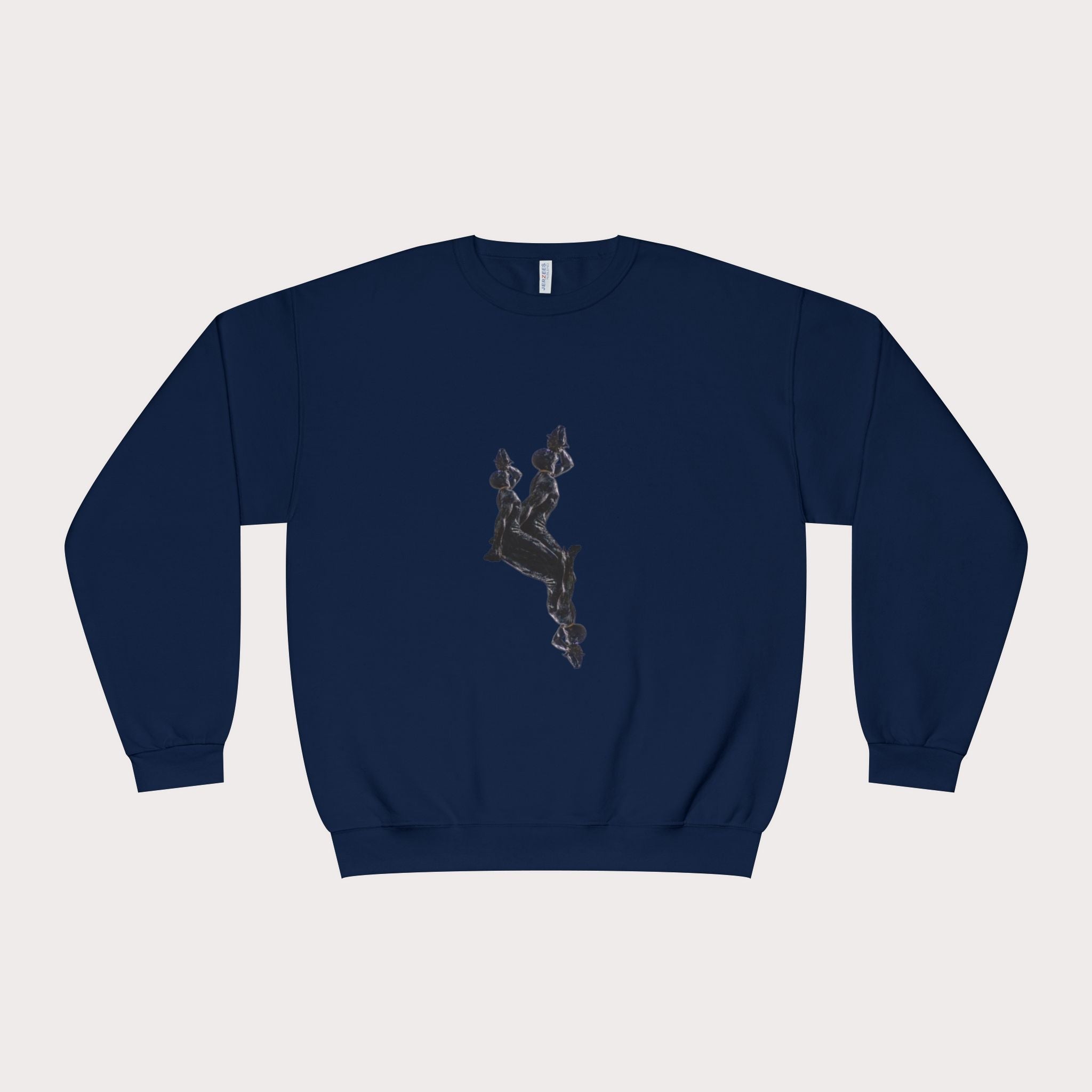 Crewneck Sweatshirt - Unisex Design InervoX Neg marron - InervoX