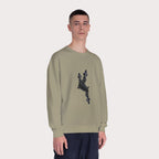 Crewneck Sweatshirt - Unisex Design InervoX Neg marron - InervoX