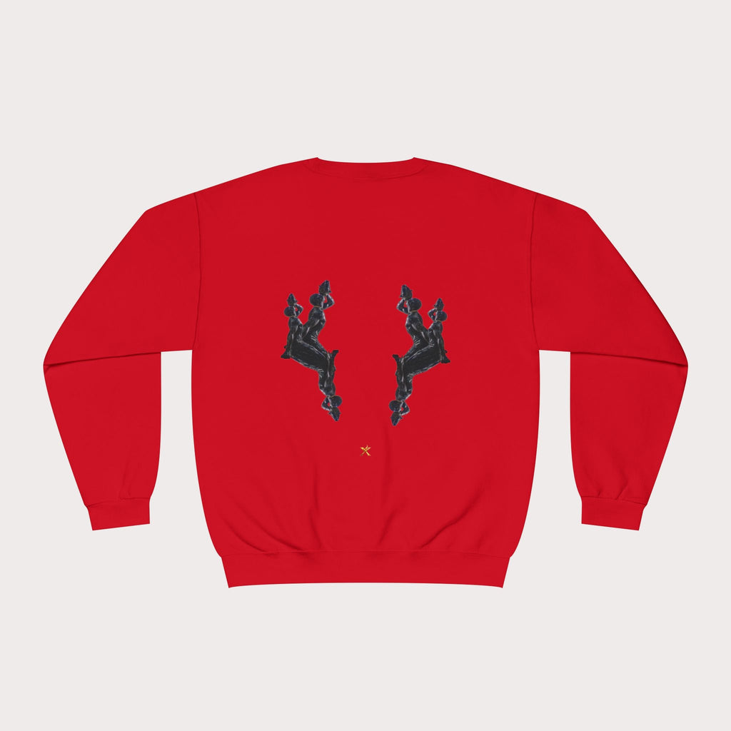 Crewneck Sweatshirt - Unisex Design InervoX Neg marron - InervoX