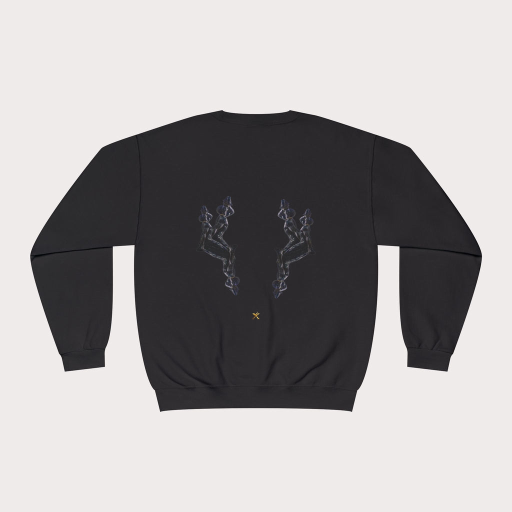 Crewneck Sweatshirt - Unisex Design InervoX Neg marron - InervoX