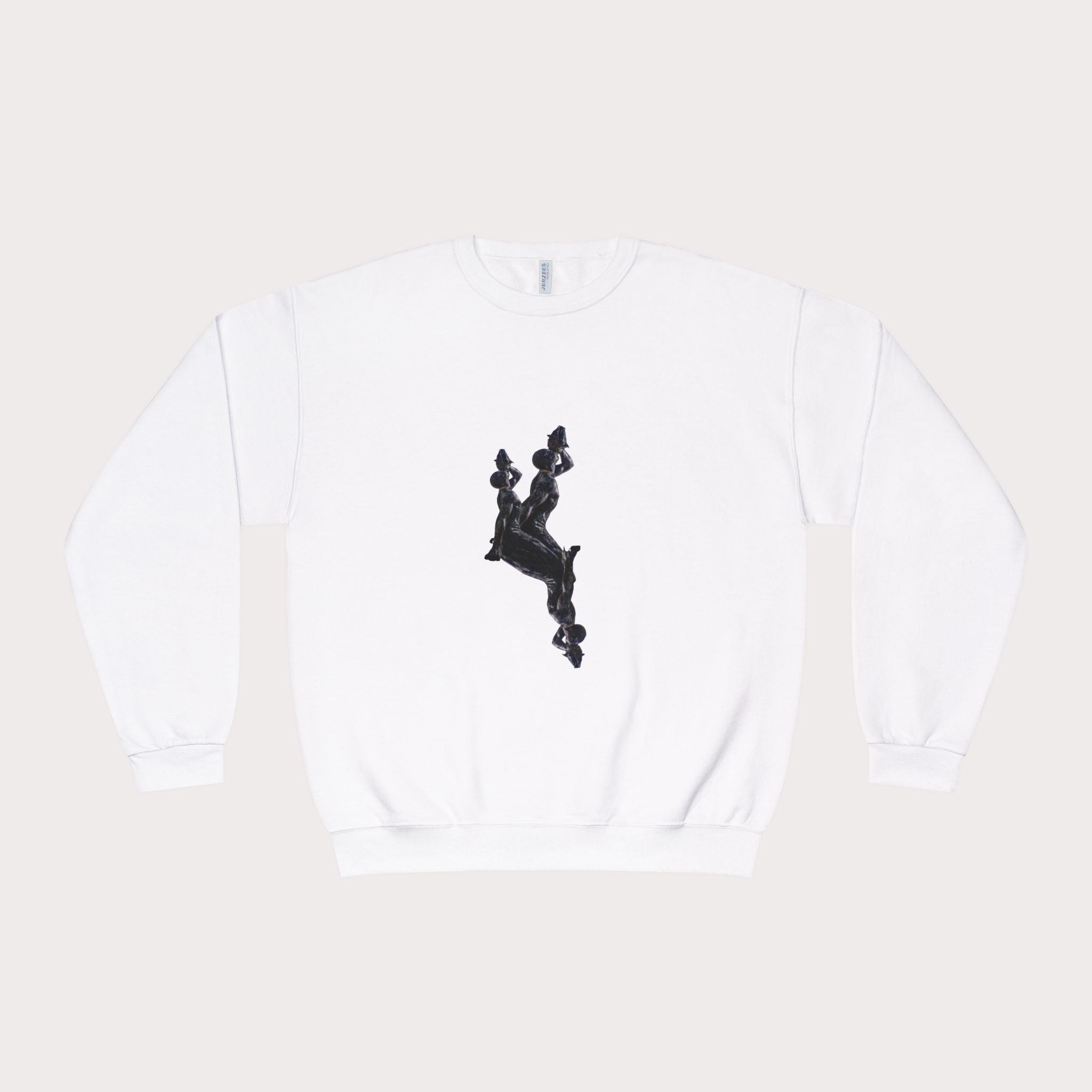 Crewneck Sweatshirt - Unisex Design InervoX Neg marron - InervoX