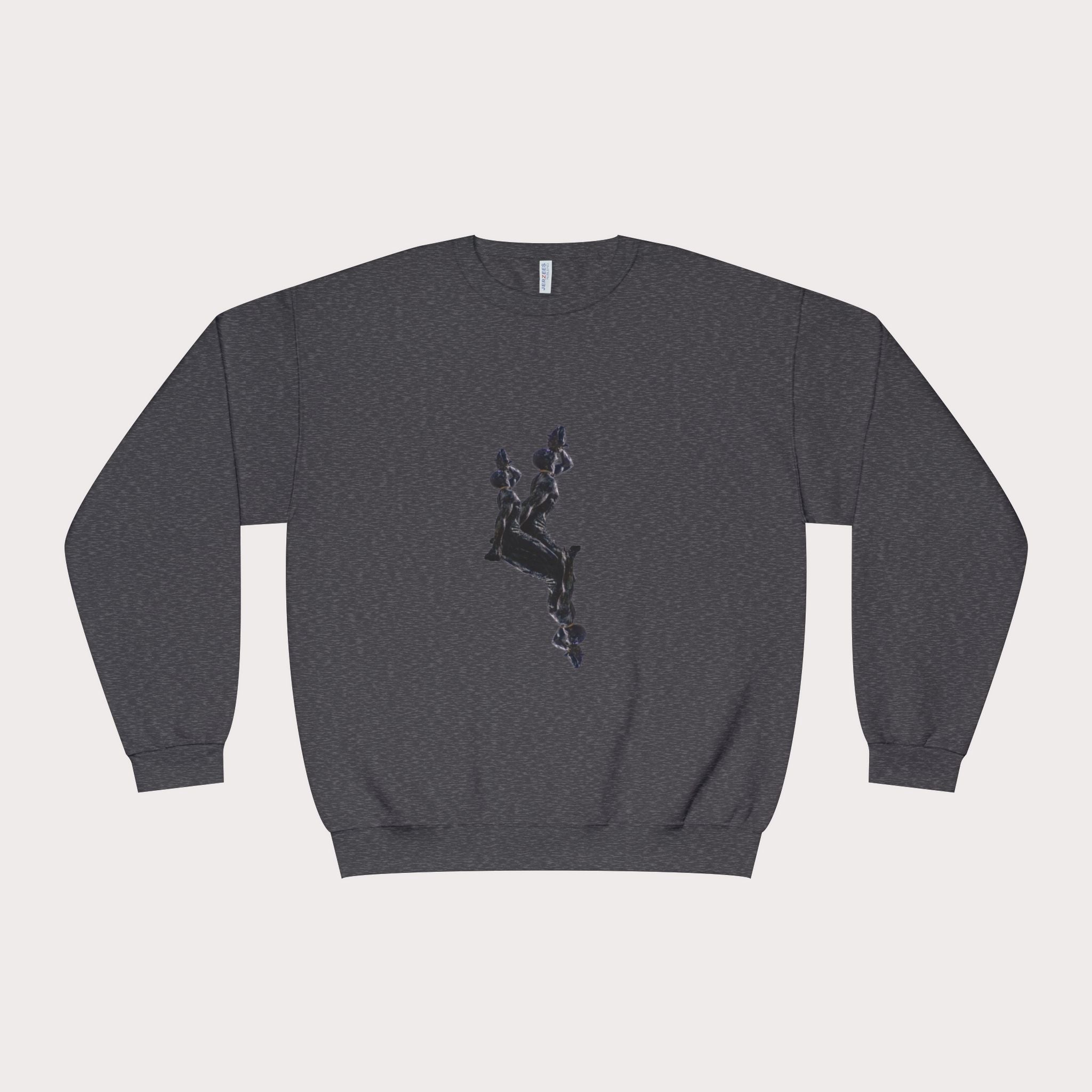 Crewneck Sweatshirt - Unisex Design InervoX Neg marron - InervoX
