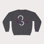 Crewneck Sweatshirt - Unisex Design Red/Blue Feathers - InervoX