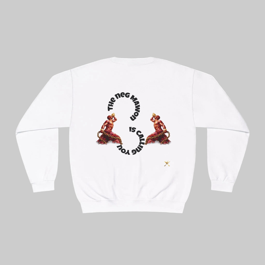 Crewneck Sweatshirt - Unisex- Red & Gold Neg marron The Calling - InervoX
