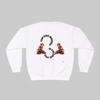 Crewneck Sweatshirt - Unisex- Red & Gold Neg marron The Calling - InervoX