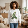 Crewneck Sweatshirt - Unisex-Yellow & Green Neg Marron the Calling - InervoX