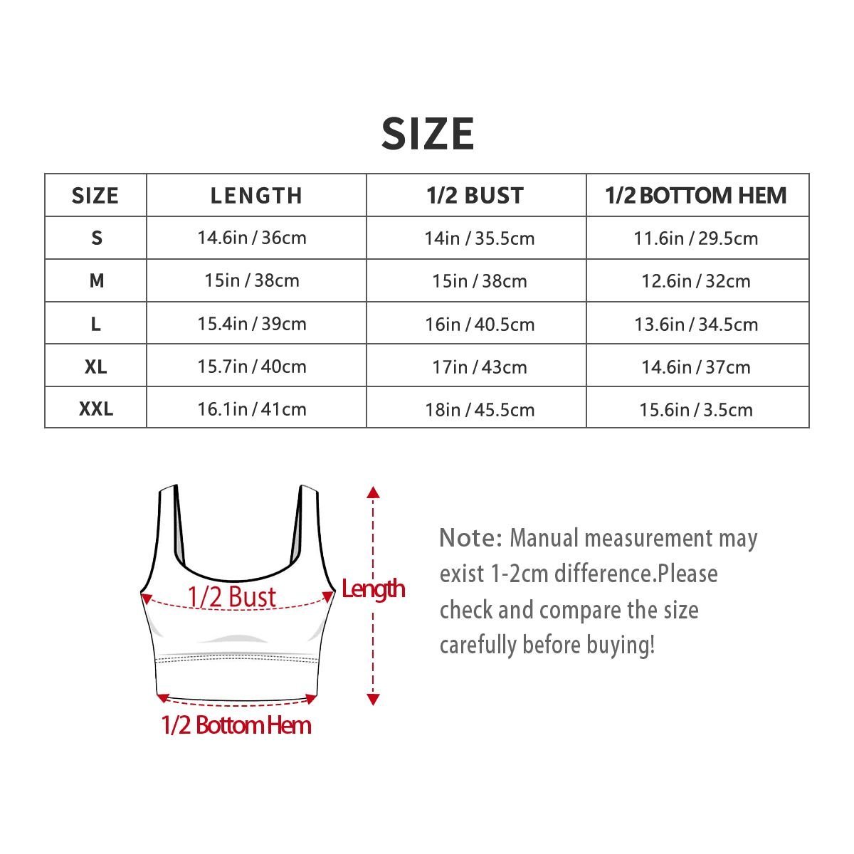 Cropped Women's Tank Top- Flower Print - InervoX