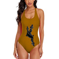 CrossBack One Piece Swimsuit Gold - InervoX Edition 1 Neg Marron Inspiration - The Unheard voice - InervoX