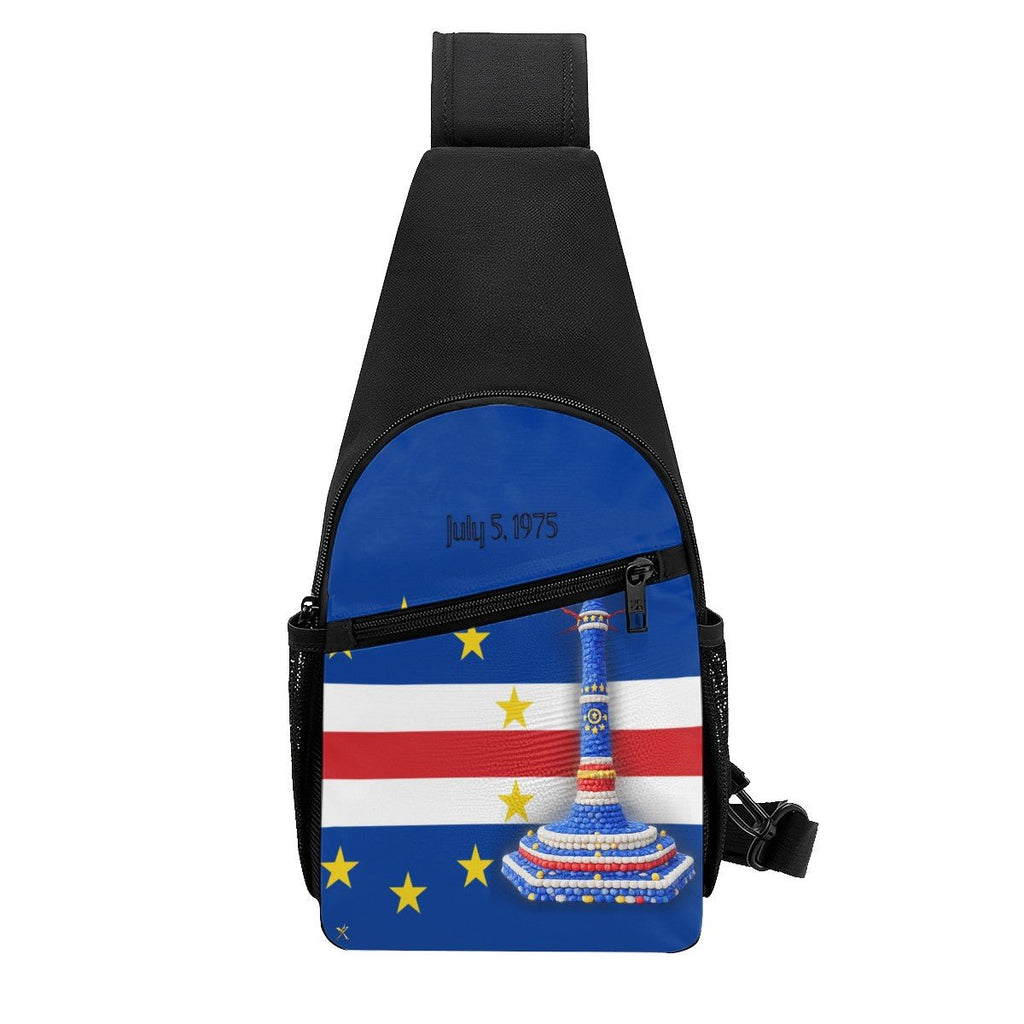 Crossbody Fanny Pack Chest Bag Cap verde Flag monument Independance date - InervoX