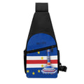 Crossbody Fanny Pack Chest Bag Cap verde Flag monument Independance date - InervoX