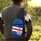 Crossbody Fanny Pack Chest Bag Cap verde Flag monument Independance date - InervoX
