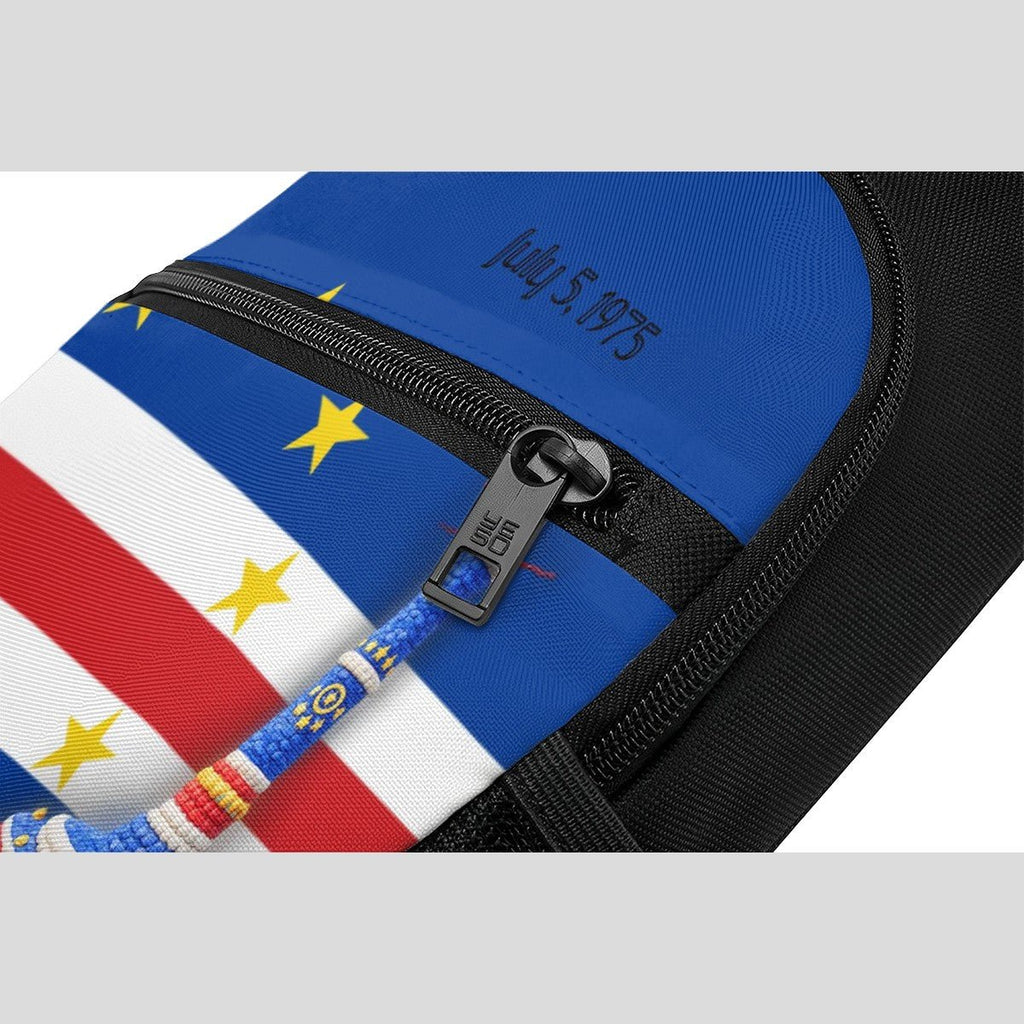 Crossbody Fanny Pack Chest Bag Cap verde Flag monument Independance date - InervoX