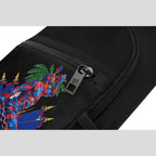 Crossbody Fanny Pack Chest Bag Emblem - Neg Mawon - InervoX
