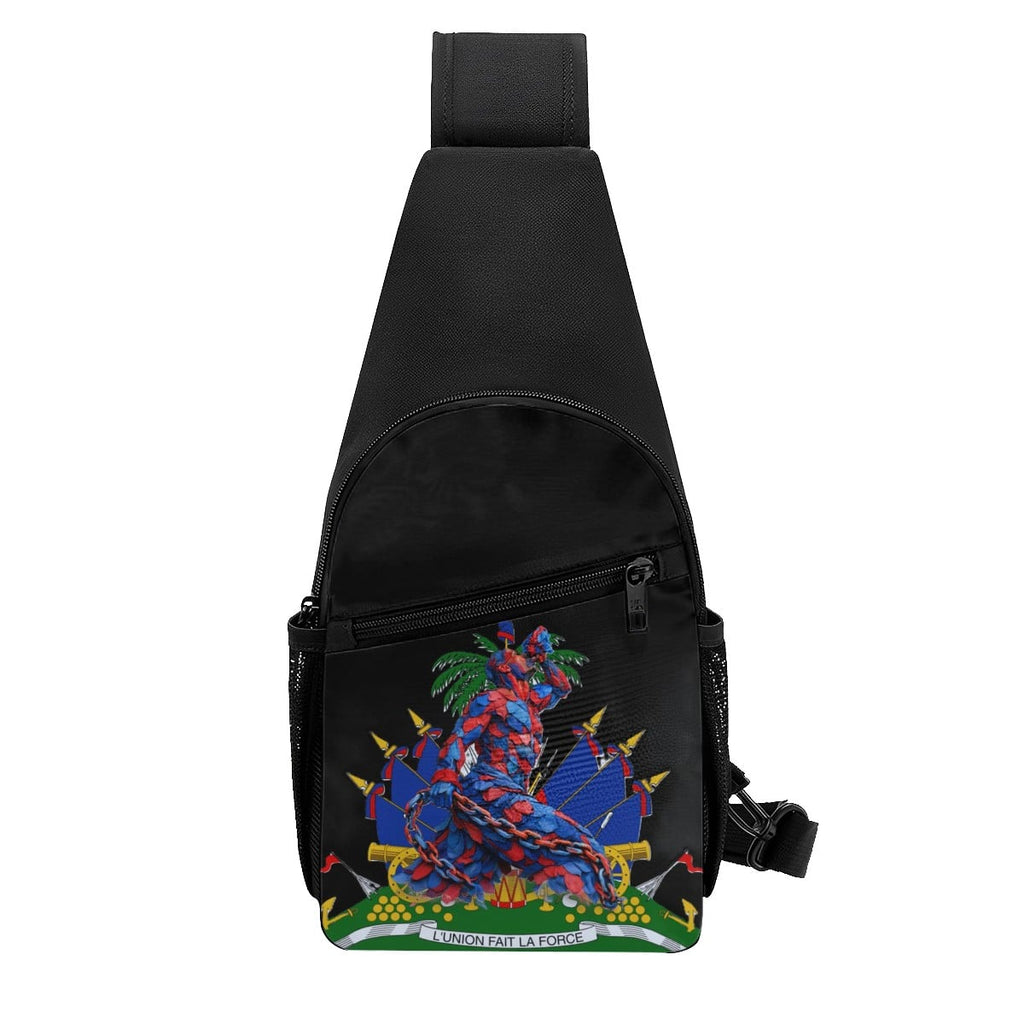 Crossbody Fanny Pack Chest Bag Emblem - Neg Mawon - InervoX