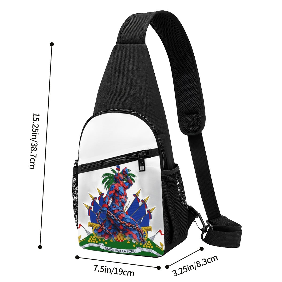 Crossbody Fanny Pack Chest Bag Emblem Neg Mawon Fusion 1 - InervoX