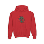 Crowned Figure Youth Hoodie Unisex Pullover Sweatshirt - InervoX