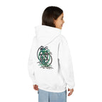 Crowned Figure Youth Hoodie Unisex Pullover Sweatshirt - InervoX