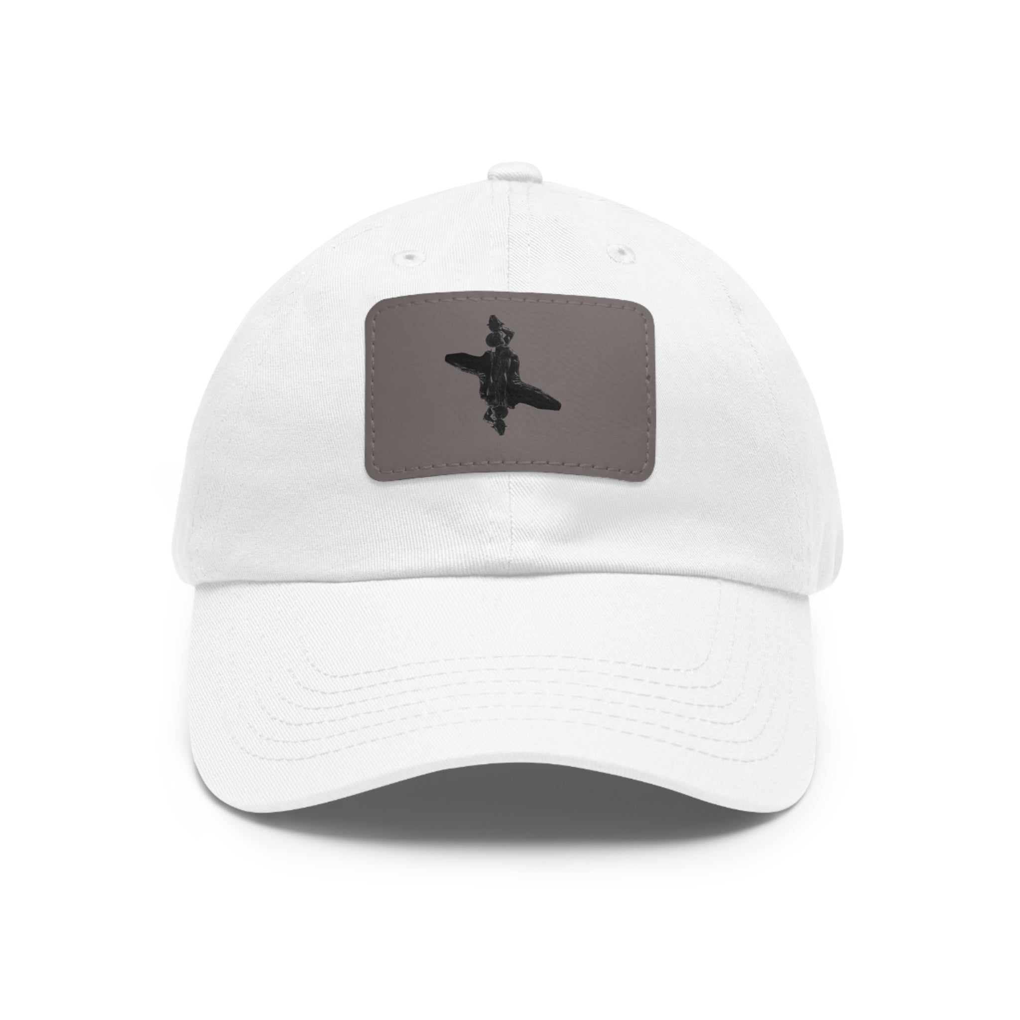 Dad Hat with Leather Patch (Rectangle) - InervoX