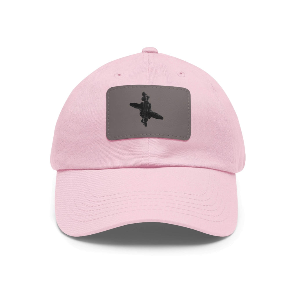 Dad Hat with Leather Patch (Rectangle) - InervoX