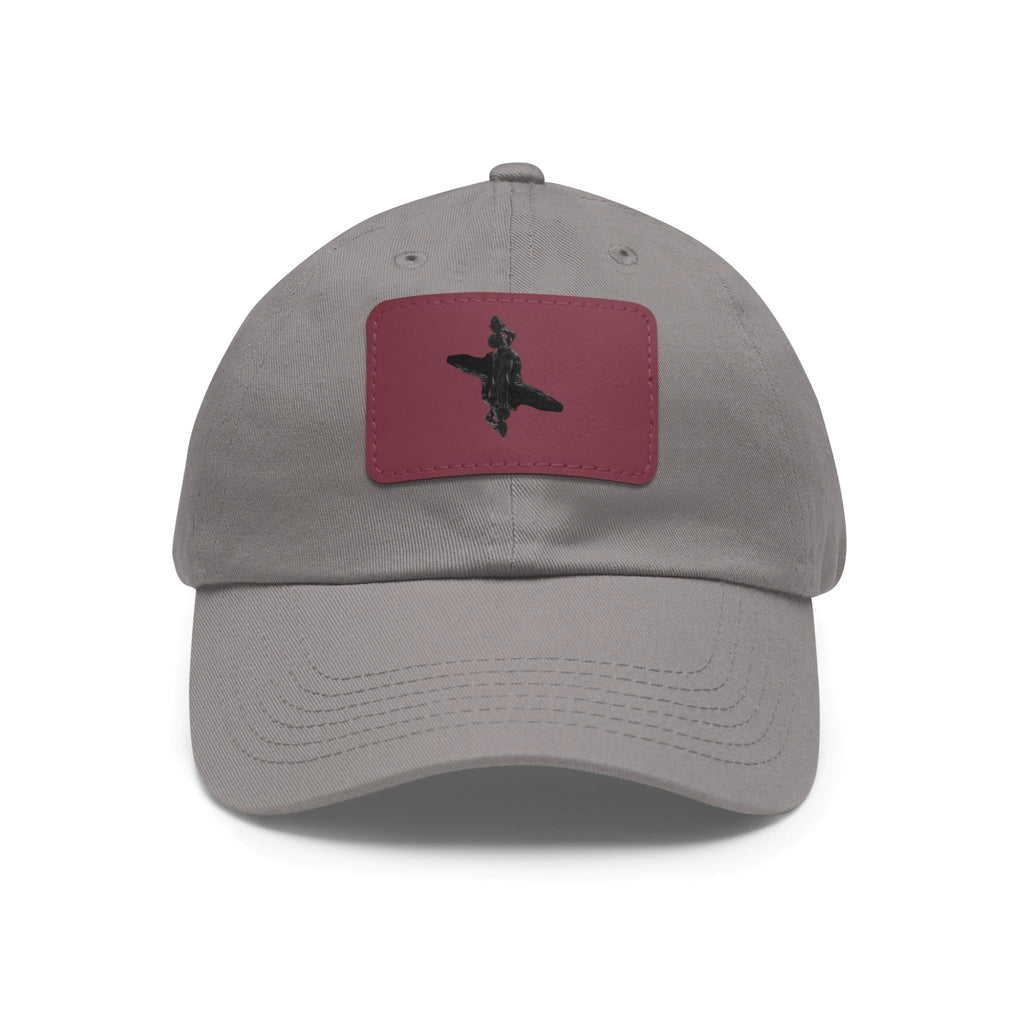 Dad Hat with Leather Patch (Rectangle) - InervoX