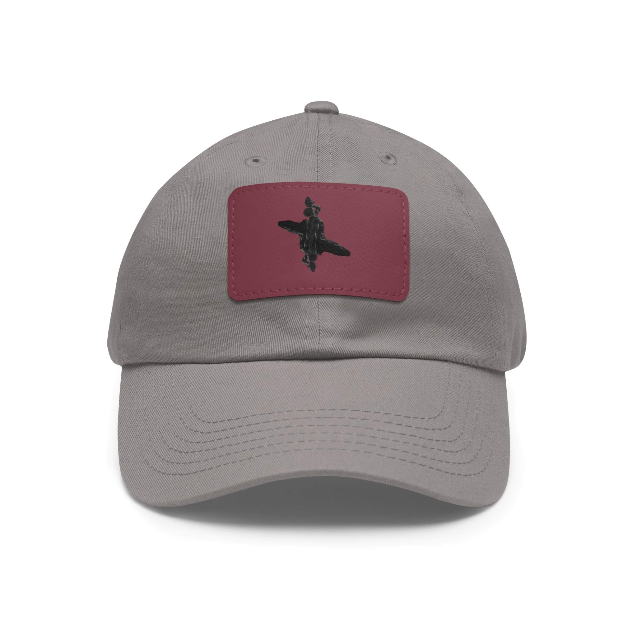Dad Hat with Leather Patch (Rectangle) - InervoX