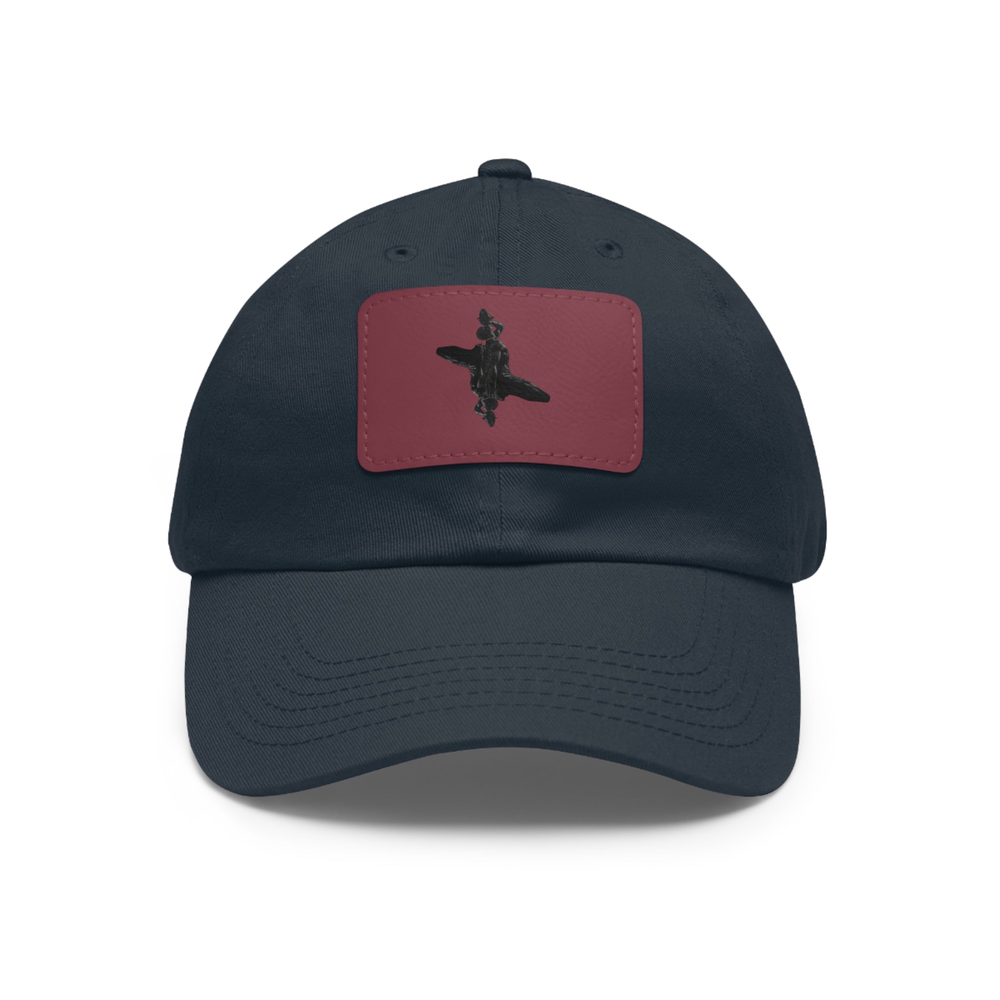 Dad Hat with Leather Patch (Rectangle) - InervoX