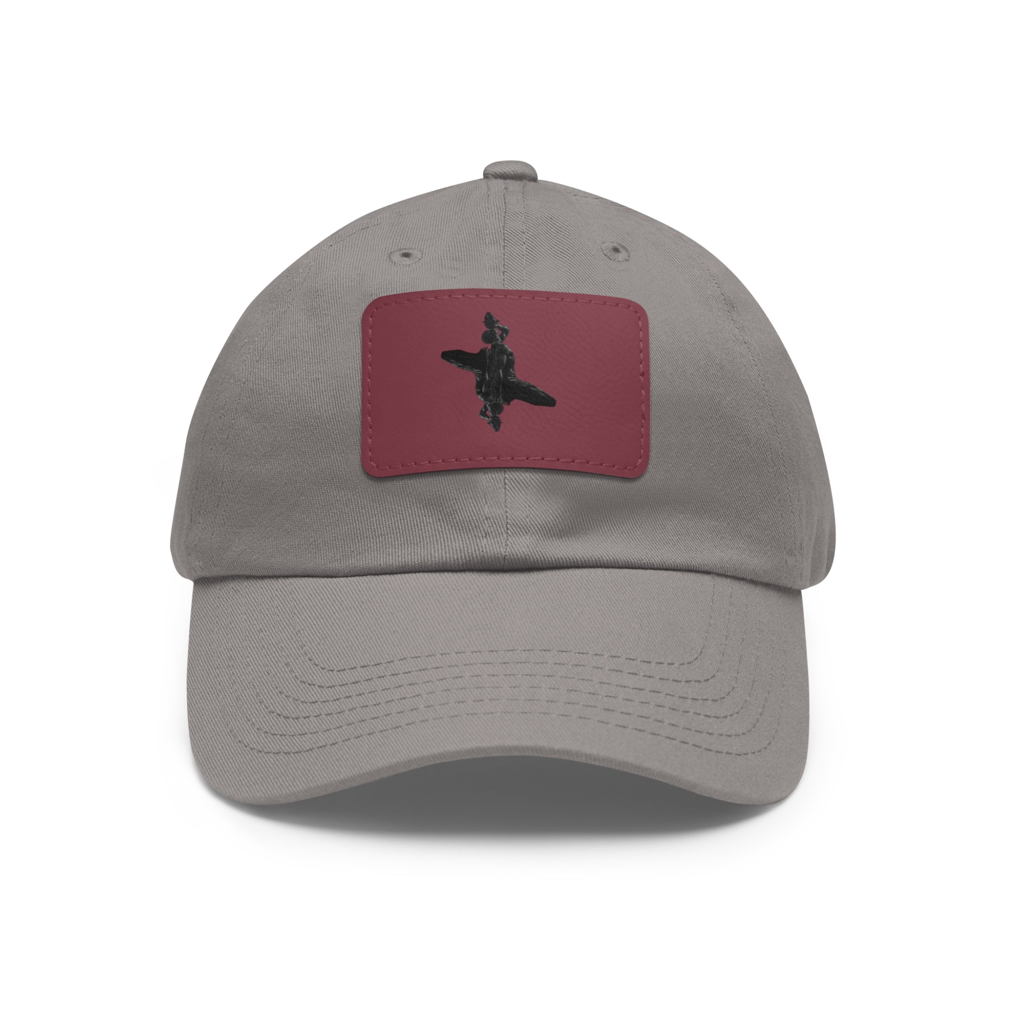 Dad Hat with Leather Patch (Rectangle) - InervoX