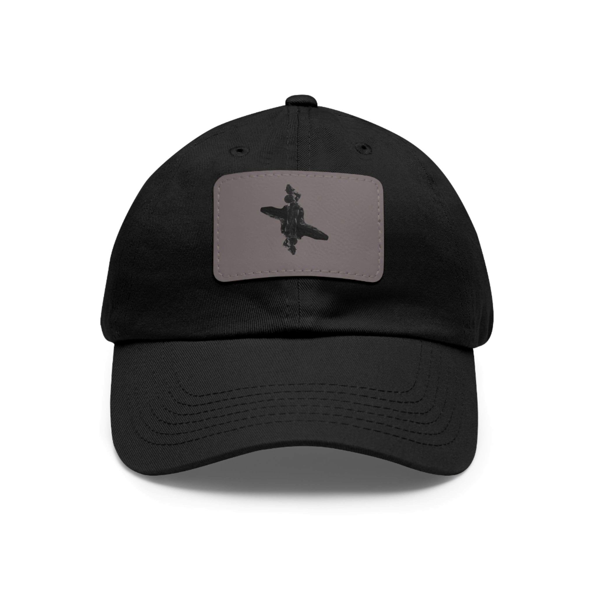 Dad Hat with Leather Patch (Rectangle) - InervoX