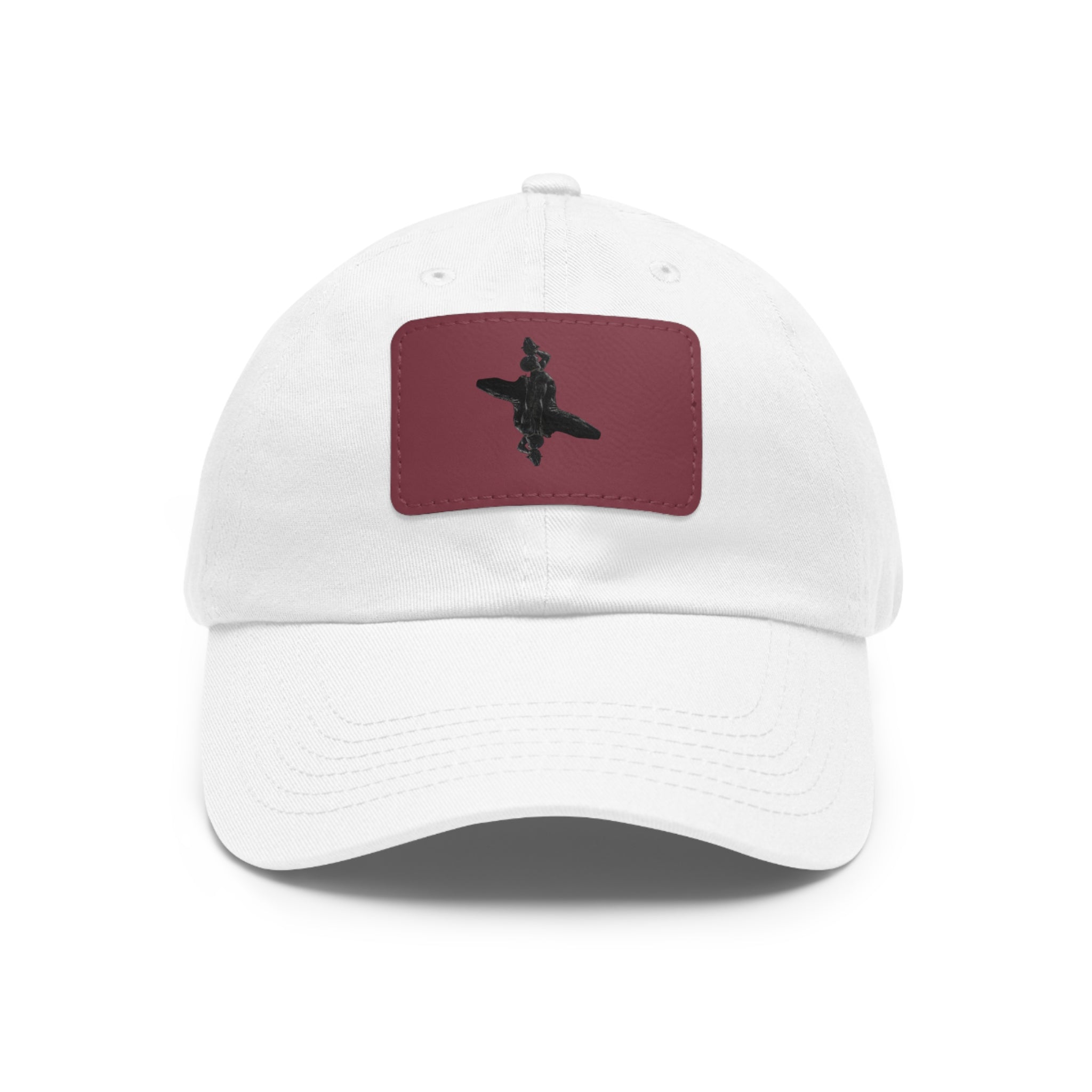 Dad Hat with Leather Patch (Rectangle) - InervoX