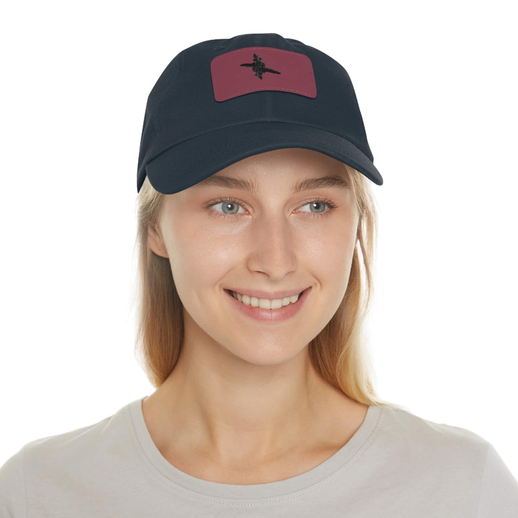 Dad Hat with Leather Patch (Rectangle) - InervoX