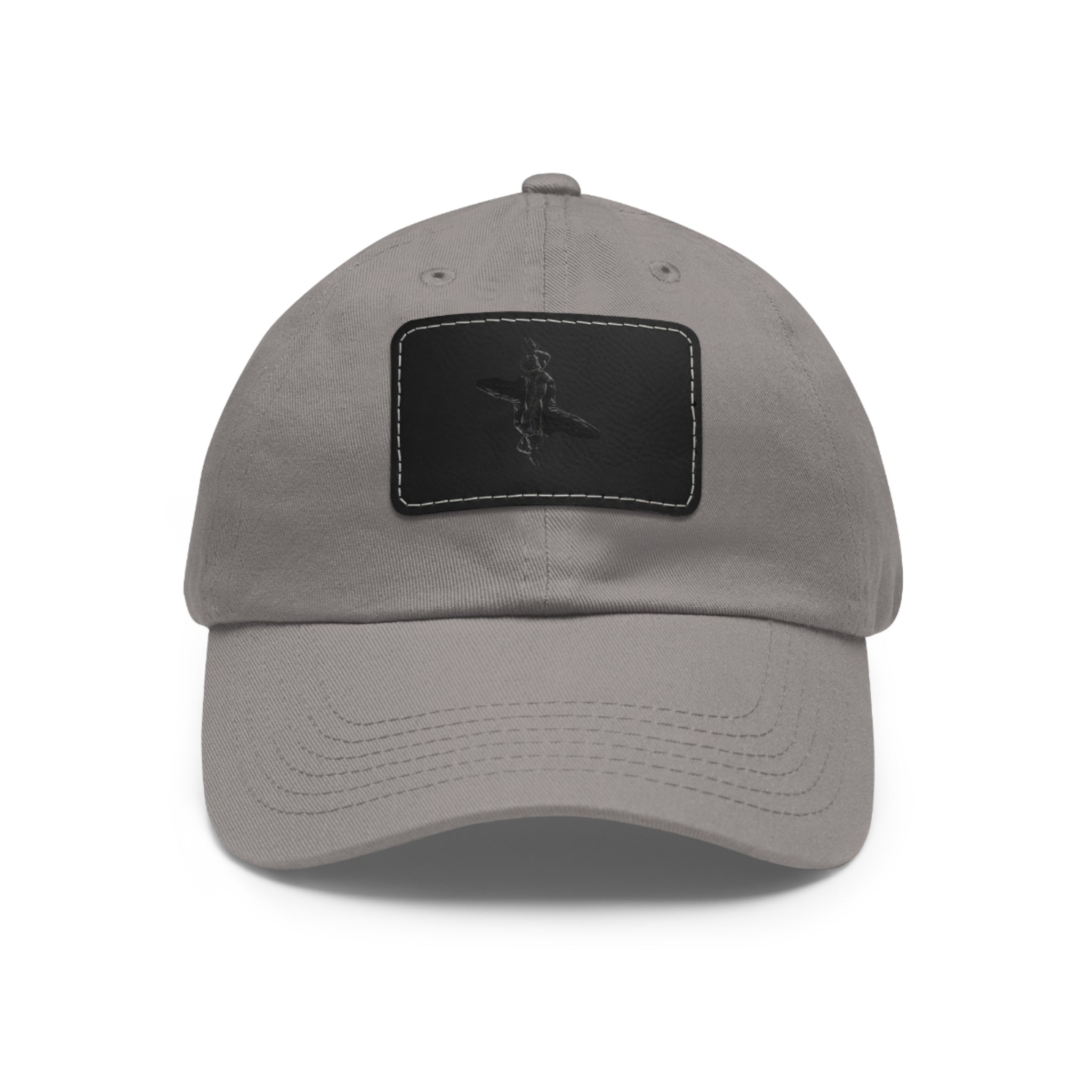 Dad Hat with Leather Patch (Rectangle) - InervoX