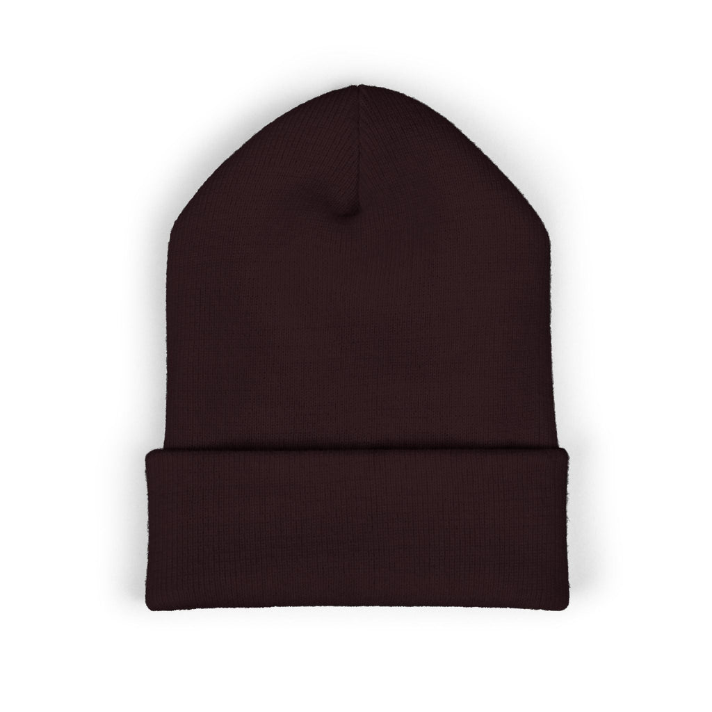 Embroidered Classic Cuffed Beanie - Stylish Warmth for All Seasons - InervoX
