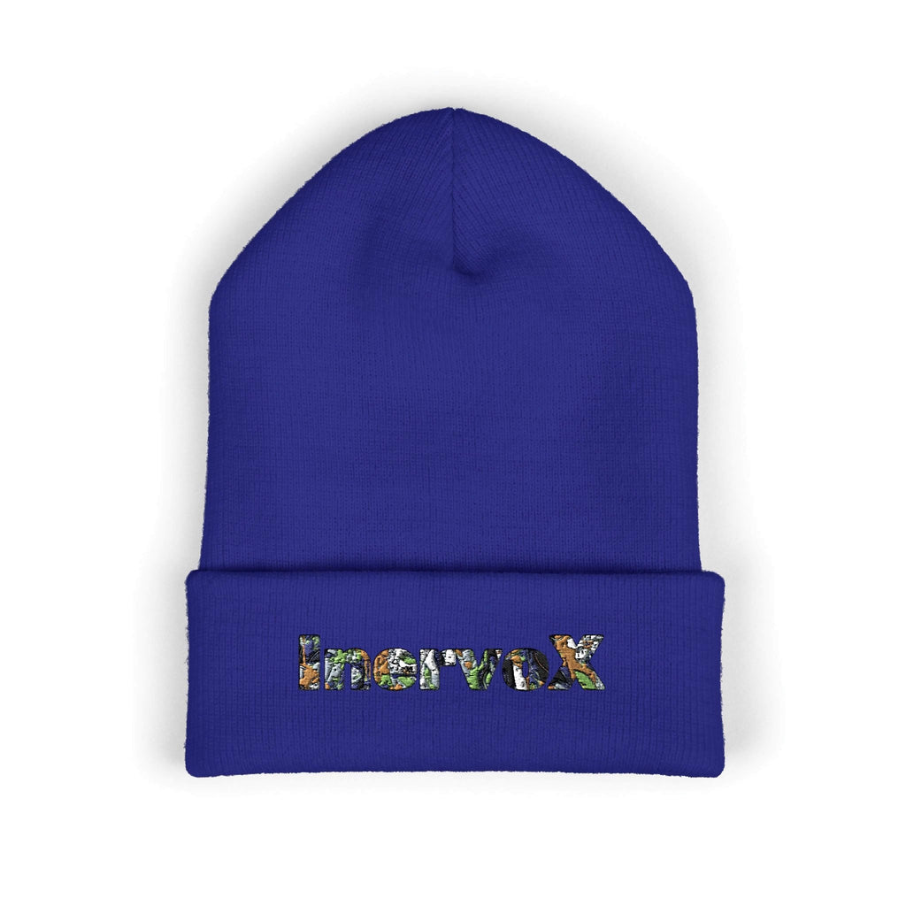 Embroidered Classic Cuffed Beanie - Stylish Warmth for All Seasons - InervoX