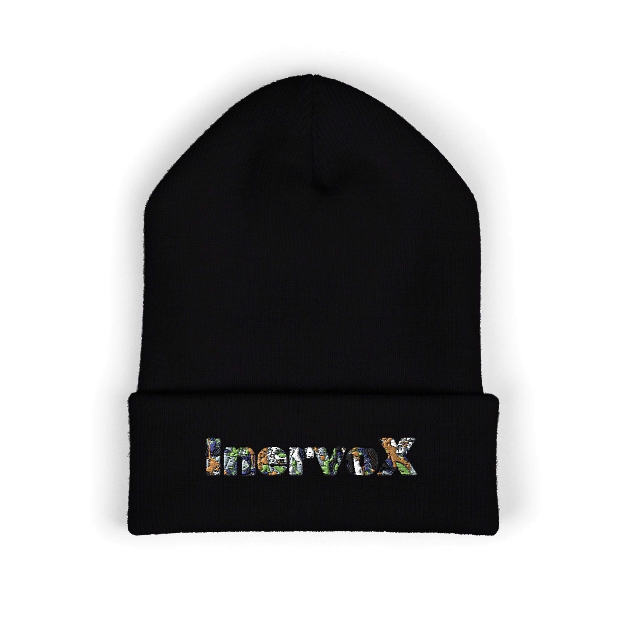 Embroidered Classic Cuffed Beanie - Stylish Warmth for All Seasons - InervoX