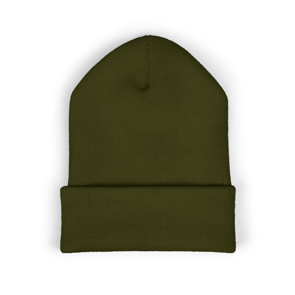 Embroidered Classic Cuffed Beanie - Stylish Warmth for All Seasons - InervoX