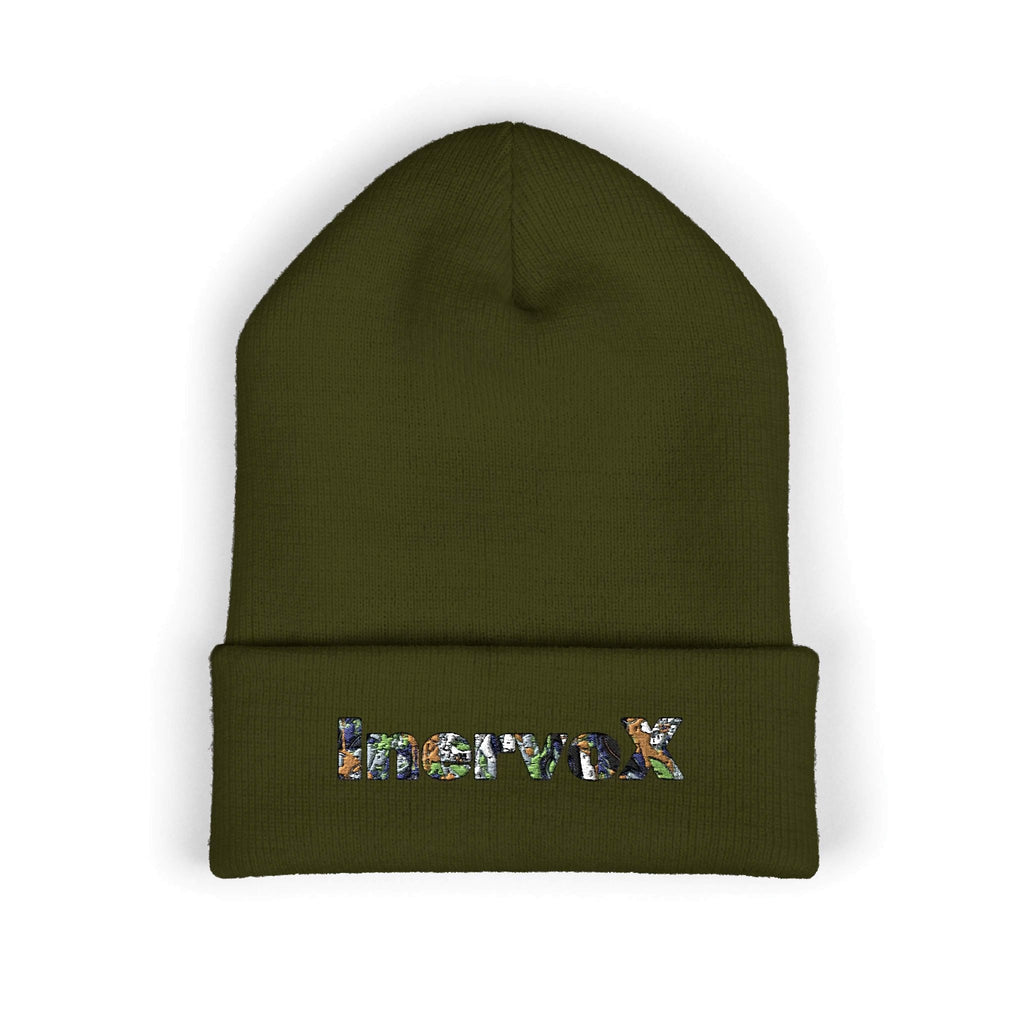 Embroidered Classic Cuffed Beanie - Stylish Warmth for All Seasons - InervoX