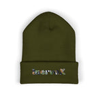 Embroidered Classic Cuffed Beanie - Stylish Warmth for All Seasons - InervoX