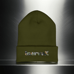 Embroidered Classic Cuffed Beanie - Stylish Warmth for All Seasons - InervoX
