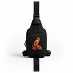 Embroidered Explorer Sling Bag — Flame Ranger Patch Chest Sling - InervoX