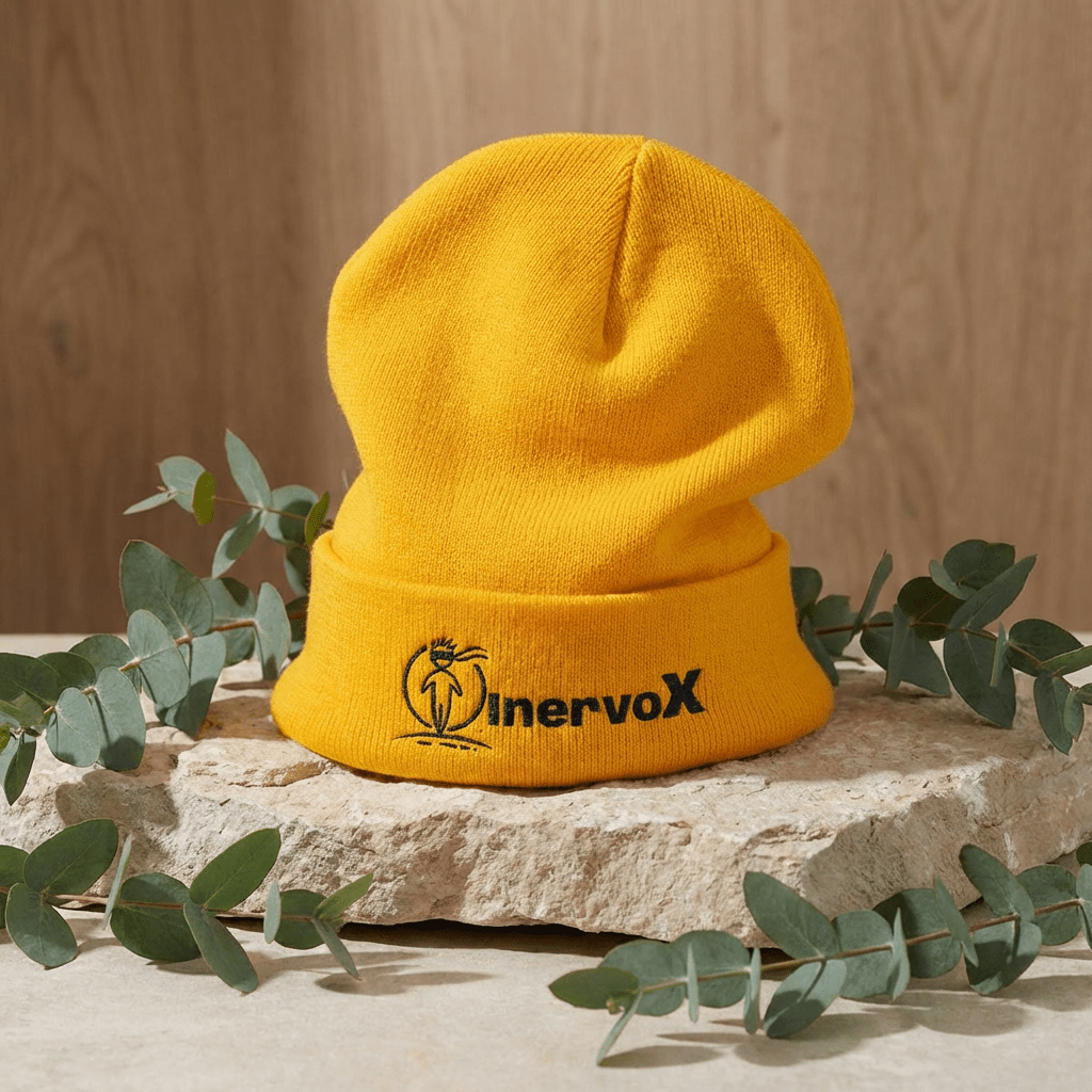 Embroidered InnervoX Logo Cuffed Beanie - InervoX