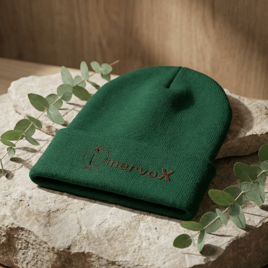 Embroidered InnervoX Logo Cuffed Beanie - InervoX