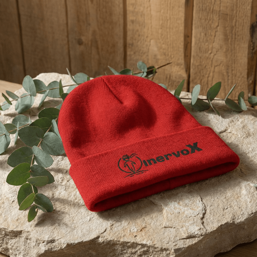Embroidered InnervoX Logo Cuffed Beanie - InervoX