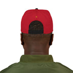 Embroidered Snapback Hat - Colorful Abstract Neg Mawon - InervoX