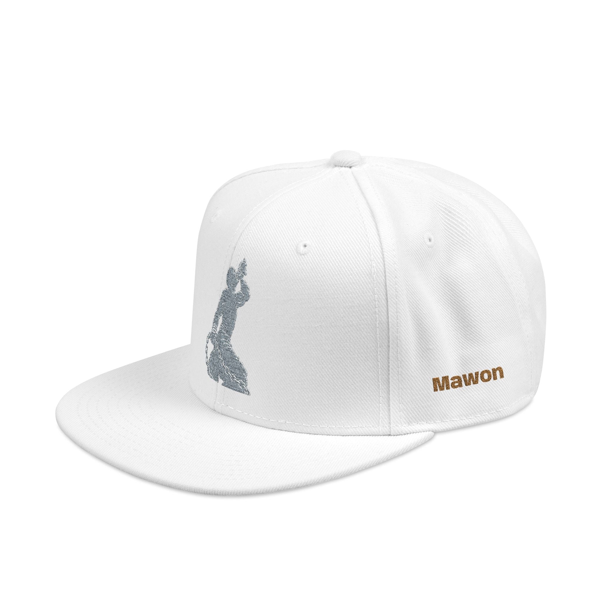 Embroidered Snapback Hat - Colorful Abstract Neg Mawon - InervoX