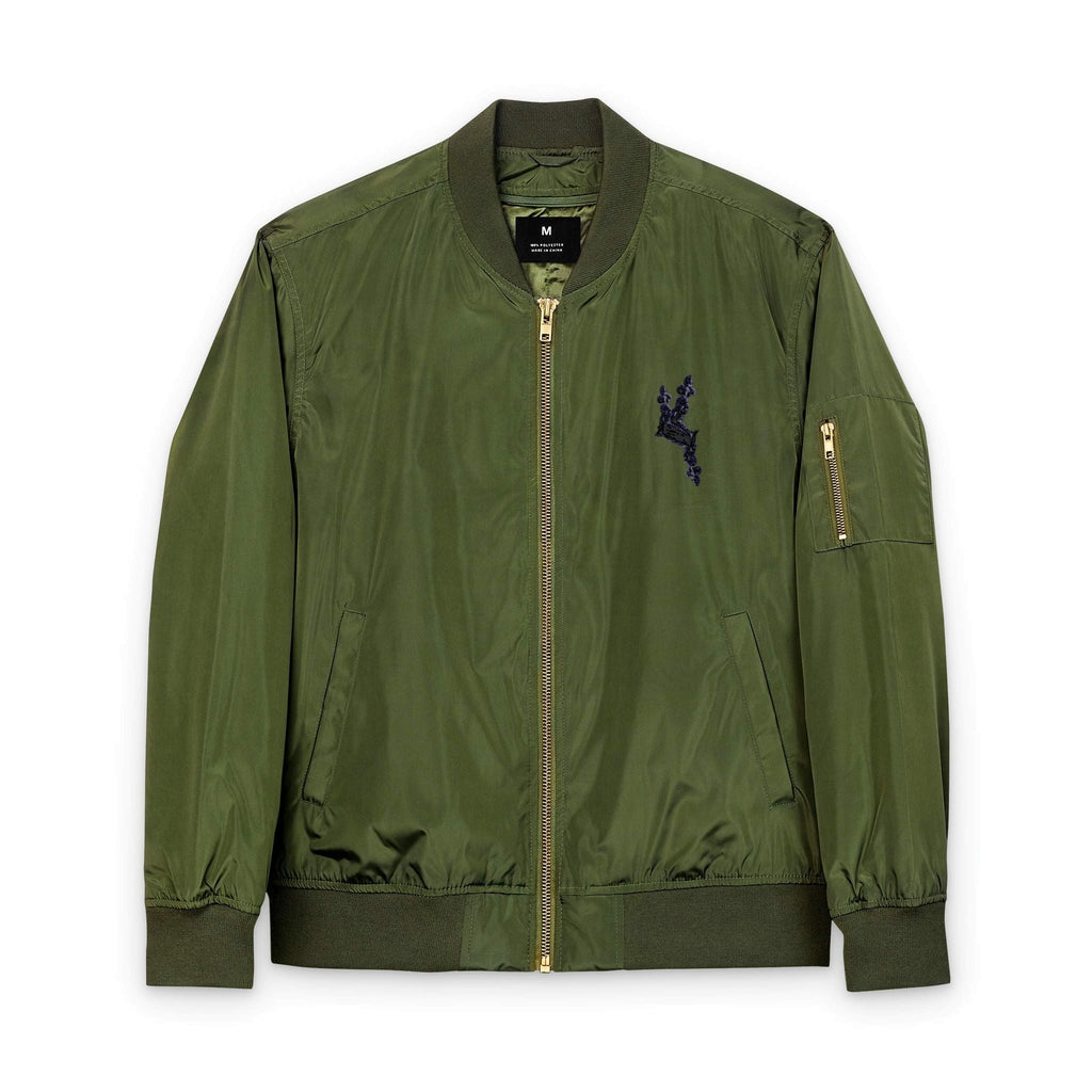 Ethically Made Embroidered Bomber Jacket | Sustainable & Stylish Unisex Outerwear - InervoX