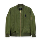 Ethically Made Embroidered Bomber Jacket | Sustainable & Stylish Unisex Outerwear - InervoX